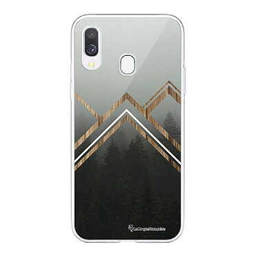 LaCoqueFrançaise Coque Samsung Galaxy A40 360 intégrale transparente Motif Trio Forêt Tendance