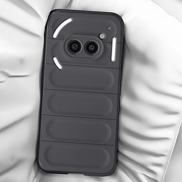 Avis Avizar Coque pour Nothing Phone 2a et 2a Plus Antichoc Silicone texturé 3D Gris Foncé