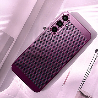 Avis Avizar Coque pour Samsung A25 5G Rigide Légère Design Aéré Violet