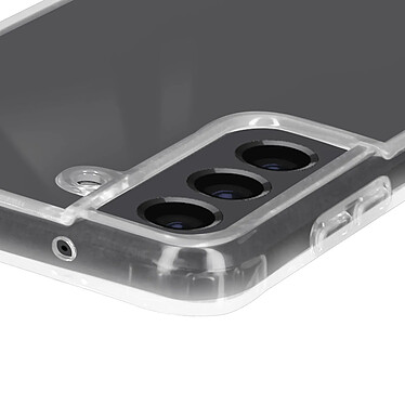 Avizar Coque Lanière pour Samsung Galaxy S21 FE Rigide Bumper  Transparent pas cher