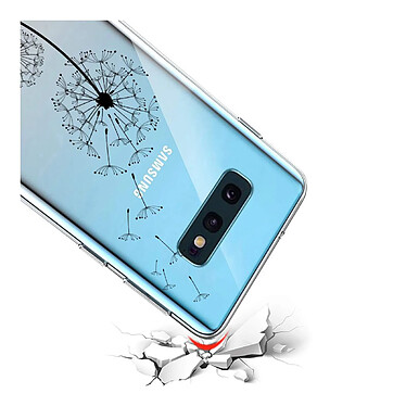 Evetane Coque Samsung Galaxy S10e 360 intégrale transparente Motif Pissenlit Tendance pas cher