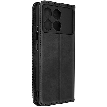 Avizar Étui pour Xiaomi Poco X6 Pro Portefeuille Support Motif Mosaique Noir