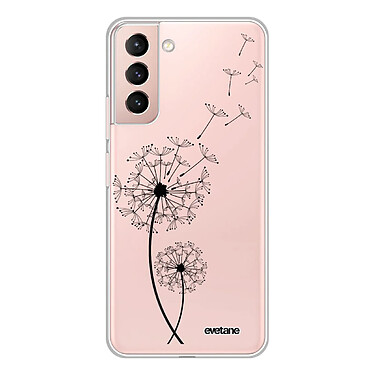 Evetane Coque Samsung Galaxy S21 Plus 5G 360 intégrale transparente Motif Pissenlit Tendance