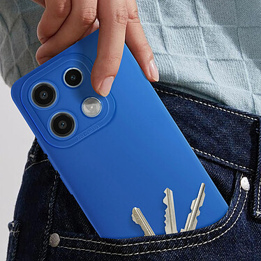 Avis Avizar Coque pour Xiaomi Redmi Note 13 4G Silicone Protection Caméra Bleu