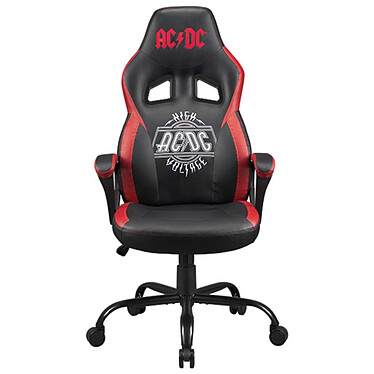 AC/DC Chaise gaming pour Bureau - fauteuil gamer noir