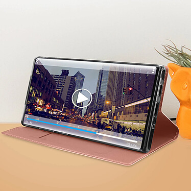 Avis Dux Ducis Housse Samsung pour Galaxy Note 10 Étui Porte-carte Support Vidéo  Rose gold