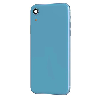 Avis Clappio Châssis Complet pour iPhone XR Cadre central et Vitre arrière Bleu Clair