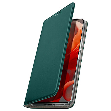 Avizar Étui pour Motorola Moto G85 Clapet Magnétique Porte-carte Vert Foncé