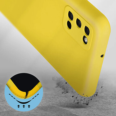 Avis Avizar Coque Samsung Galaxy A03s Silicone Semi-rigide Finition Soft-touch Fine Jaune