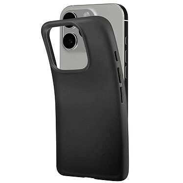 Acheter Mayaxess Coque pour iPhone 16 Pro Silicone Souple Revêtement Fin Noir