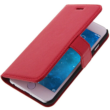 Avizar Housse Folio Portefeuille pour Apple iPhone 6 - Etui Clapet Support Rouge