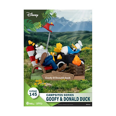 Disney - Diorama D-Stage Campsite Series Goofy & Donald Duck 10 cm