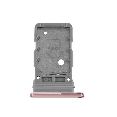 Clappio Tiroir Carte SIM de Remplacement pour Samsung Galaxy S21 Rose