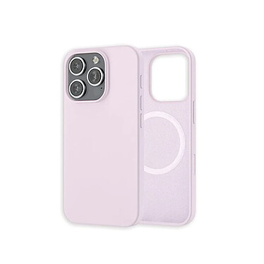 Avis MW Coque pour iPhone 16 Pro MagSafe Silicone Oléophobe et Anti-rayures Violet clair