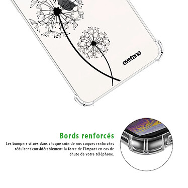 Acheter Evetane Coque iPhone 12 mini anti-choc souple angles renforcés transparente Motif Pissenlit