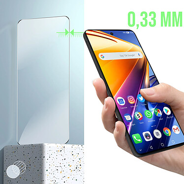 Avizar Verre Trempé pour Xiaomi Poco F4 GT Dureté 9H Anti-traces  Transparent pas cher