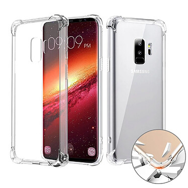 Avis Evetane Coque Samsung Galaxy S9 anti-choc souple angles renforcés transparente Motif transparente Motif