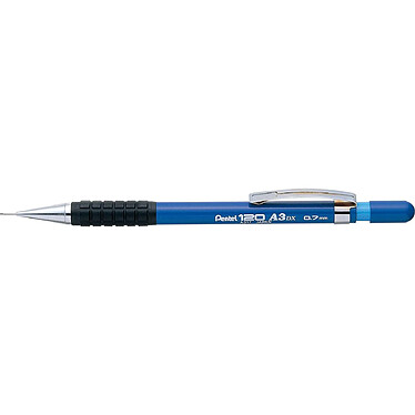 PENTEL Porte-mines Hi-Graph Corps Bleu avec Grip Pointe 0,7mm