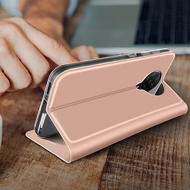 Dux Ducis Housse Pour Xiaomi Poco F2 Pro Porte-carte Fonction Support Vidéo  Rose Gold pas cher