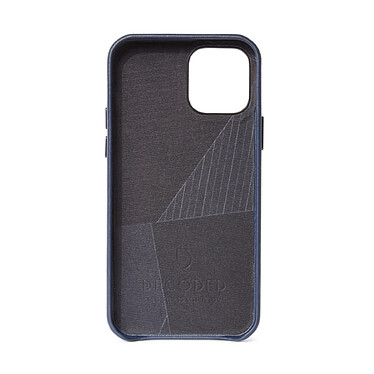 Avis Decoded Coque en cuir pour iPhone 12 Mini Bleu