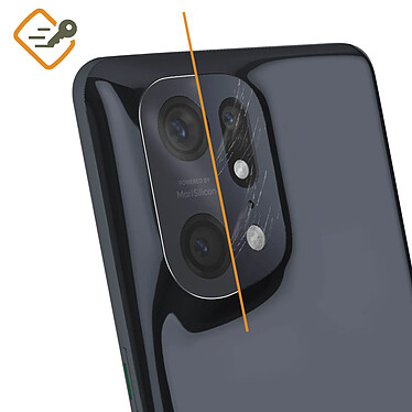 Avizar Film Caméra pour Oppo Find X5 Pro Verre Trempé 9H Anti-traces  Transparent pas cher