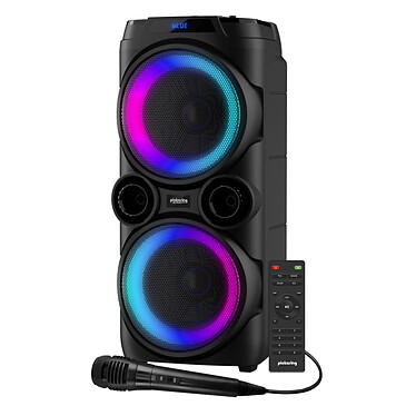 Pickering Enceinte Bluetooth Party Ultimat 500 avec lumière LED Intégrée 500W Noir