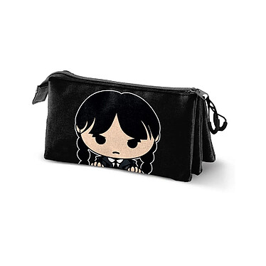 Mercredi - Triple trousse Chibi Black