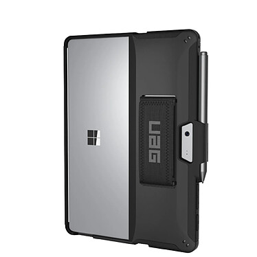 UAG Scout Microsoft Surface Go/Go 2/Go 3/Go 4 avec Handstrap Noir - Polybag