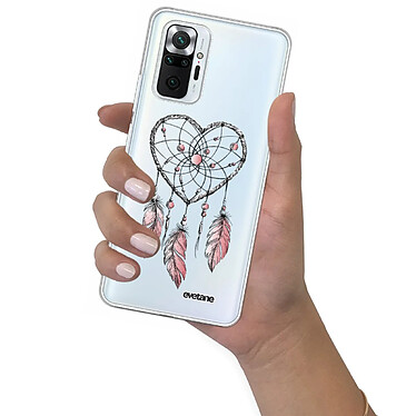 Evetane Coque Xiaomi Redmi Note 10 Pro 360 intégrale transparente Motif Attrape coeur Tendance pas cher