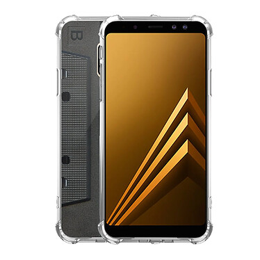 Avis Evetane Coque Samsung Galaxy A8 2018 anti-choc souple angles renforcés transparente Motif Cassette