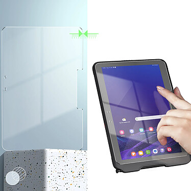 Avizar Verre Trempé pour Galaxy Tab Active 4 Pro et Active Pro 10.1 Dureté 9H  Transparent pas cher