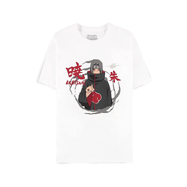 Naruto Shippuden - T-Shirt Itachi Uchiha White - Taille XXL