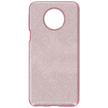 Avizar Coque pour Xiaomi Redmi Note 9T 5G Paillette Amovible Silicone Semi-rigide rose