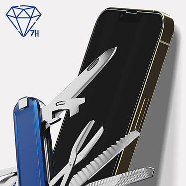 Avis 3mk Film pour iPhone 13 et 13 Pro Verre trempé 9H Bords Biseautés Hardglass  Transparent