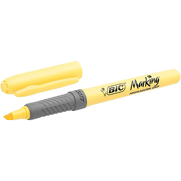 BIC Pack de 5 surligneurs Highlighter Grip Pastel pas cher