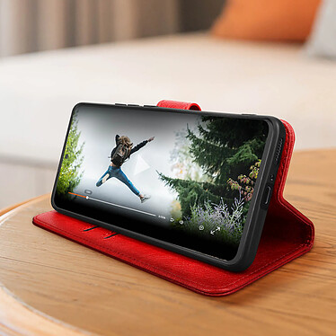 Avis Avizar Housse pour Xiaomi 13 Pro portefeuille rangement carte support vidéo  rouge