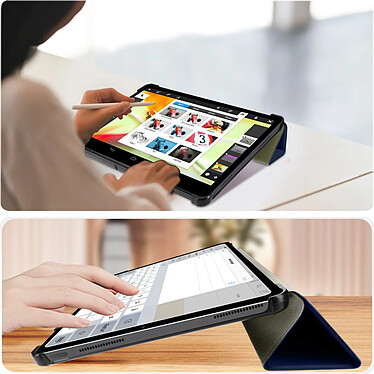 Acheter Avizar Housse pour Xiaomi Redmi Pad 10.6 Clapet Magnétique Support Vidéo et Clavier  Bleu Nuit