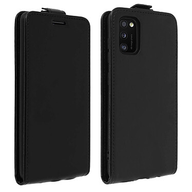 Avizar Étui Samsung Galaxy A41 Housse Clapet Vertical Protection Porte-carte Noir