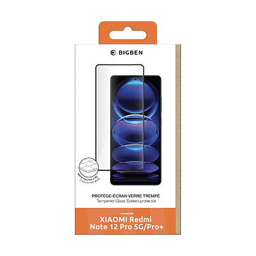 BigBen Connected Protection d'Écran pour Redmi Note 12 Pro/12 Pro Plus en Verre Trempé Transparent pas cher