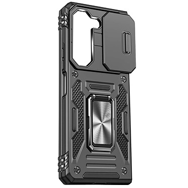 Avizar Coque pour Samsung Galaxy Z Fold 5 Antichoc Cache Caméra Bague Support  Noir