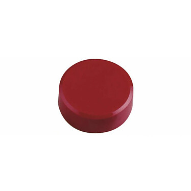 MAUL Boite de 20 Aimants ronds MAULpro 34 mm puiss. 2 kg Rouge