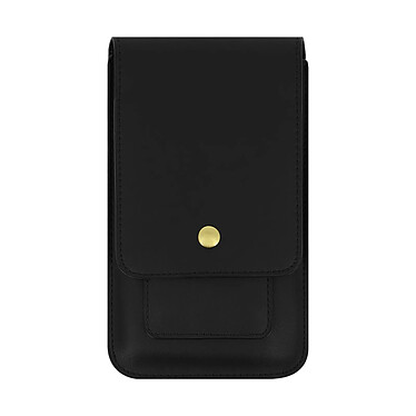 Avizar Étui Ceinture Smartphone Multipoche Vertical Horizontal Bouton Magnétique Noir