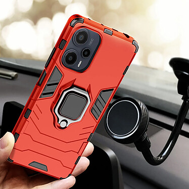 Acheter Avizar Coque pour Xiaomi Poco F5 Hybride Antichoc Anneau Support  Rouge