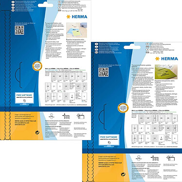 Acheter HERMA Lot de 600 Etiquettes SuperPrint Film Transparent 66 x 33,8 mm
