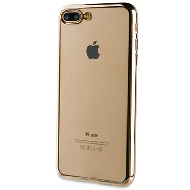 Muvit Coque pour iPhone 6 Plus / 6S Plus / 7 Plus / 8 Plus Bling en TPU Dorée