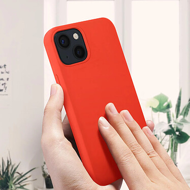 Acheter Avizar Coque iPhone 13 Silicone Semi-rigide Finition Soft-touch corail