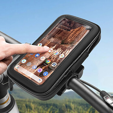 Acheter Avizar Support Vélo pour Smartphone jusqu'à 6.1 pouces avec Étui Étanche Tactile  Noir