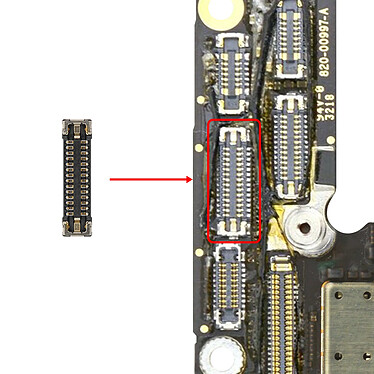 Avis Clappio Connecteur FPC Écouteur pour iPhone XS et XS Max Noir