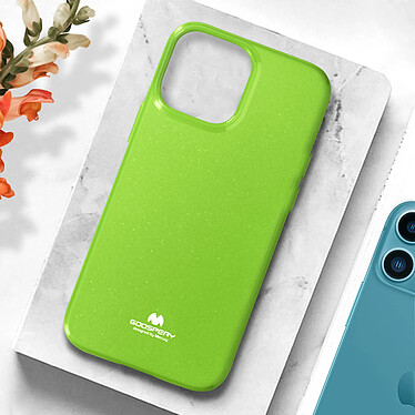 Avis Mercury Coque pour iPhone 13 Pro Max Silicone Gel Flexible Effet Brillant  Vert