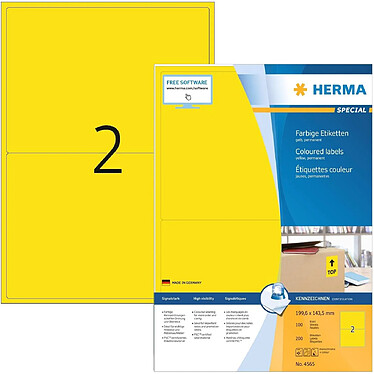 HERMA Etiquettes universelles SPECIAL, 199,6 x 143,5 mm